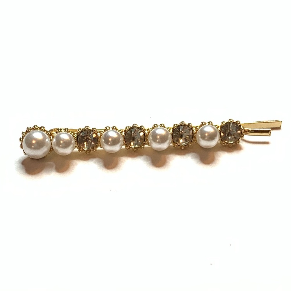 New Pearl Rhinestone Hairpin